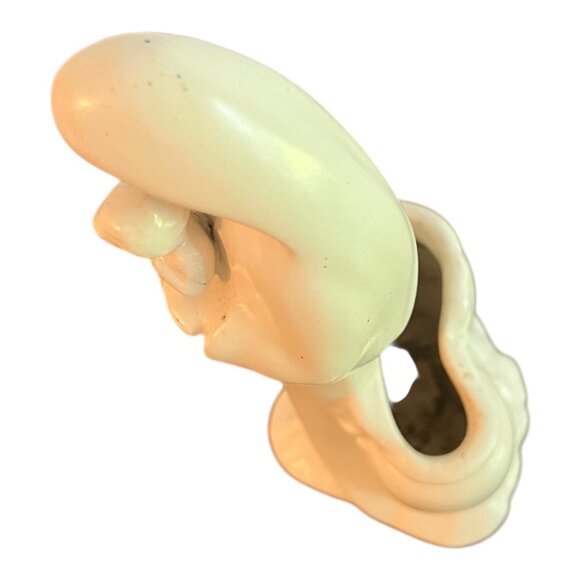 Vtg Haeger Pottery Madonna, Child Planter Virgin Mary & Baby Jesus Cream 11.5" - Picture 5 of 6